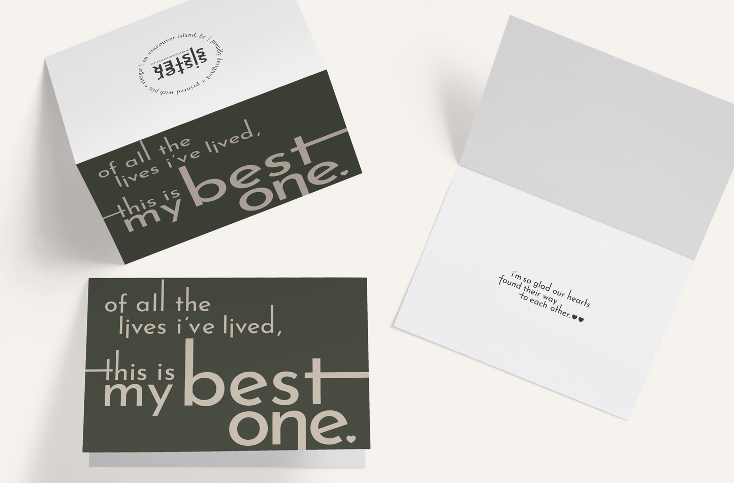 'My Best Life' Love Card